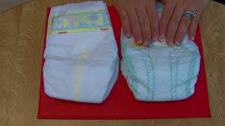 Pampers Baby Dry vs Pampers Premium Protection [upl. by Ines]