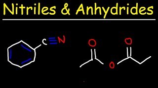 Naming Acid Anhydrides and Nitriles  IUPAC Nomenclature [upl. by Ecreip544]