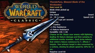 How to Get Thunderfury Blessed Blade of the Windseeker in Classic WoW [upl. by Anahir609]