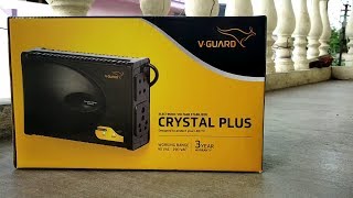 V Guard Crystal Plus Stabilizer Unboxing [upl. by Idolem]