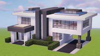 Minecraft Modern Ev Yapımı 🏠 [upl. by Ettedanreb]