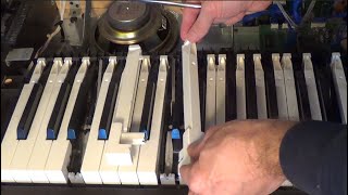 How to Remove and Clean Piano Keys in a Yamaha Clavinova [upl. by Reginald509]