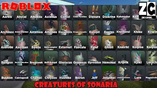 GOT ALL THE CREATURES IN CREATURES OF SONARIA [upl. by Aryk]