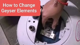 How to change Geyser Elements Racold  electric gyeser  Racold gyeser repair [upl. by Lubow709]