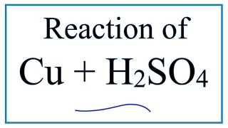 Cu  H2SO4 Copper  Sulfuric acid [upl. by Alexandria]