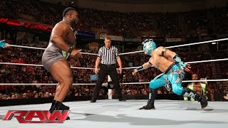 The Lucha Dragons vs The New Day Raw April 202015 [upl. by Aehsal]