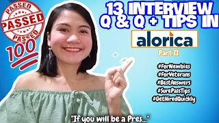 ALORICA INITIAL INTERVIEW QUESTIONS AND ANSWERS FOR NEWBIES AND VETERANS 2024  PART II NAYUMI CEE ✨ [upl. by Anrak]