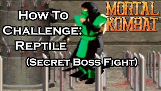 Mortal Kombat 1  Secret Boss Fight How To Challenge Reptile [upl. by Reinhold]