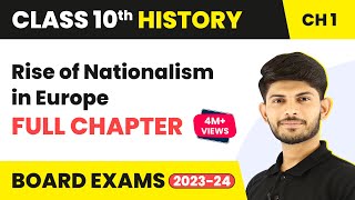 Rise of Nationalism in Europe Full Chapter Class 10 History  CBSE History Class 10 Ch 1 202223 [upl. by Gylys80]