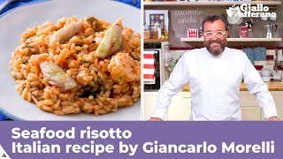 SEAFOOD RISOTTO  Italian recipe by Giancarlo Morelli [upl. by Nosde]