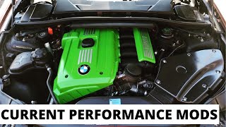 ALL THE PERFORMANCE MODS ON MY E90 BMW 328i N52 [upl. by Aleit9]