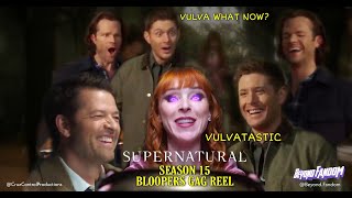 Supernatural Season 15 Gag Reel Bloopers [upl. by Hcardahs280]