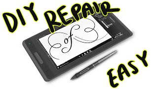 FIX YOUR HUION PEN YOURSELF VERY EASY [upl. by Aneri]