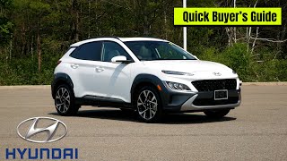 5 Things You Should Know About The 2022 Hyundai Kona  Quick Buyers Guide [upl. by Yrrol]