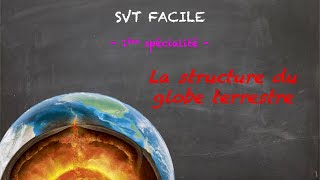 SVT FACILE  1ère spé  La structure du globe terrestre [upl. by Aineg]