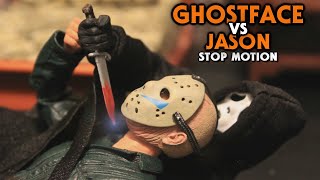 Ghostface Vs Jason Roy Burns Stop Motion [upl. by Culosio]