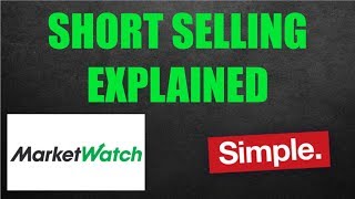 MarketWatch Stock Game Short Selling Explained For Beginners [upl. by Gaulin]