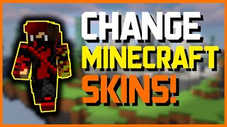 How to Change Your Minecraft Skin  Skindex  2020 [upl. by Kirred]