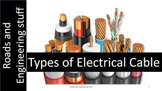 types of Cables [upl. by Ymassej]