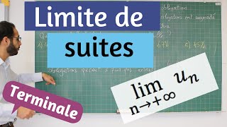 Limites de suites  Terminale [upl. by Akinnej588]