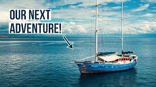 Living on A SelfBuilt and OffGrid Expedition Sailboat full tour [upl. by Aitan]