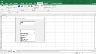 Create Dependent Combo Boxes on a Userform  Excel VBA [upl. by Barmen]