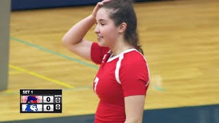 Girls High School Volleyball Armstrong vs Hopkins Section 6AAA [upl. by Milo554]