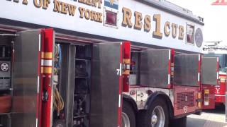 FDNY Rescue 1  Inside Look at Rig and Equipment [upl. by Ffoeg501]