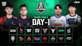 PUBG Mobile NEPX Showdown  Grand Finals Day 1 [upl. by Renita765]