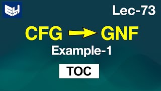 Converting CFG to GNF  Example1  TOC  Lec73  Bhanu Priya [upl. by Anum513]