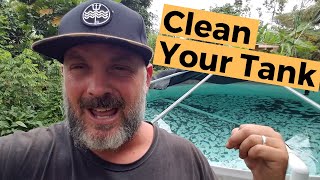 How To Clean Rainwater Catchment Tanks CleanYourTanksHI [upl. by Maurita]