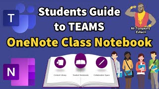 Students Guide to Microsoft Teams  OneNote Class Notebook [upl. by Kreda]