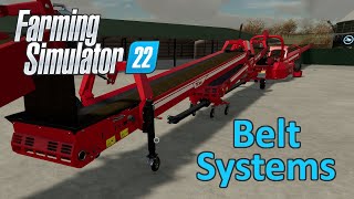 Farming Simulator 22 Tutorial  Belt Systems [upl. by Rawley]