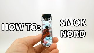 How To Fill And Prime Smok Nord  Vaporleaf [upl. by Kenimod546]