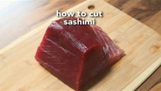 how to cut sashimi [upl. by Malynda35]