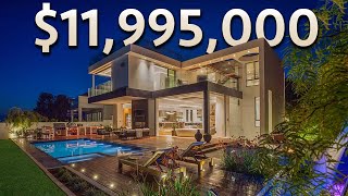 Inside a 11995000 Pacific Palisades Modern Home with Ocean Views [upl. by Selym]