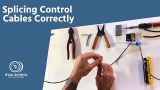 Splicing Control Cables Correctly [upl. by Anrev412]