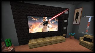 How to make a working TV in Minecraft No Mods and Addons [upl. by Roderick]