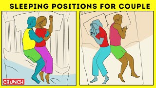 SIX BEST SLEEPING POSITIONS FOR COUPLES [upl. by Suivart795]