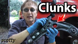 How to Fix a Car that Clunks Lower Control Arm [upl. by Asiel127]