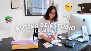 Mi Rutina de Estudio en Vacaciones de Verano  Preparación para la Universidad [upl. by Susana476]