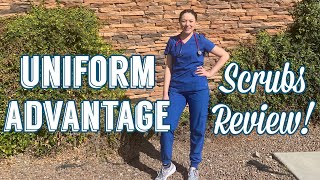 Uniform Advantage Scrubs Review  Easy Stretch by ButterSoft [upl. by Menon]