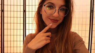 ASMR Glasses TryOn Haul Help me choose Soft Spoken w Lens Tapping [upl. by Meda287]