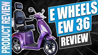 💥E Wheels EW 36 Scooter Review Video [upl. by Christi]