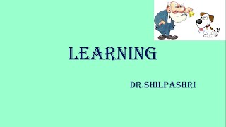 LearningTheories of Learning Organisational Behaviour [upl. by Agnola]