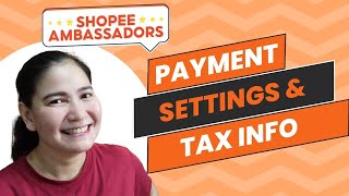 Payment Settings sa Shopee Affiliate Program AFFILIATE MARKETING PHILIPPINES [upl. by Mateo]