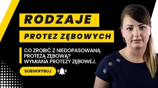 Rodzaje protez zębowych Co zrobić z niedopasowaną protezą zębową Wymiana protezy zębowej [upl. by Hadlee]