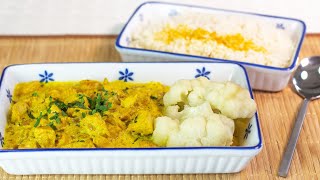 Indisches HÄHNCHENCURRY mit Kokosmilch [upl. by Odelinda]