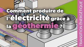 Comment produire de l’électricité grâce à la géothermie [upl. by Pomcroy]