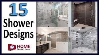 15 Master Bathroom Shower Designs  Remodel Makeover Interior Design Ideas [upl. by Kopans]